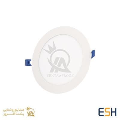 چراغ پنلی 8 وات توکار سری Green بک لایت گرد یکتا افروز