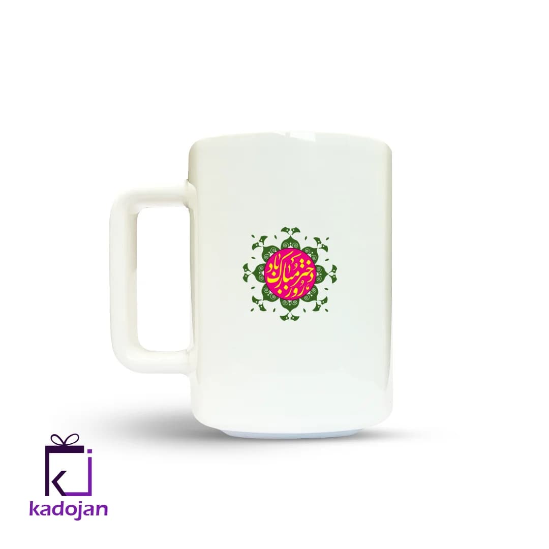 ماگ فانتزی طرح روز دختر مبارک باد کد 1192