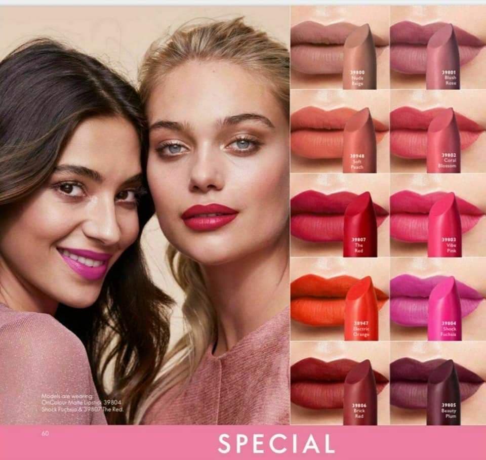 رژ لب جامد مات Matte اوریفلیم ORIFLAME مدل آنکالر OnColour — تصویر ۳