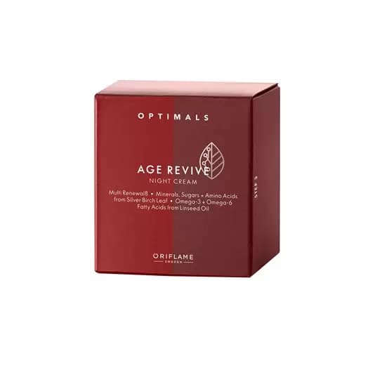 کرم شب ضد پیری اوریفلیم ORIFLAME سری اپتیمالز Optimals مدل ایج ریوایو Age Revive حجم 50 میلی لیتر — تصویر ۲