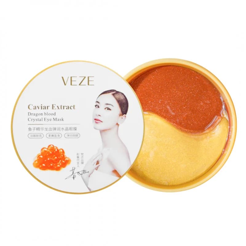 پچ زیر چشم ویزی VEZE مدل خاویار و خون اژدها Caviar Extract مجموعه 60 عددی