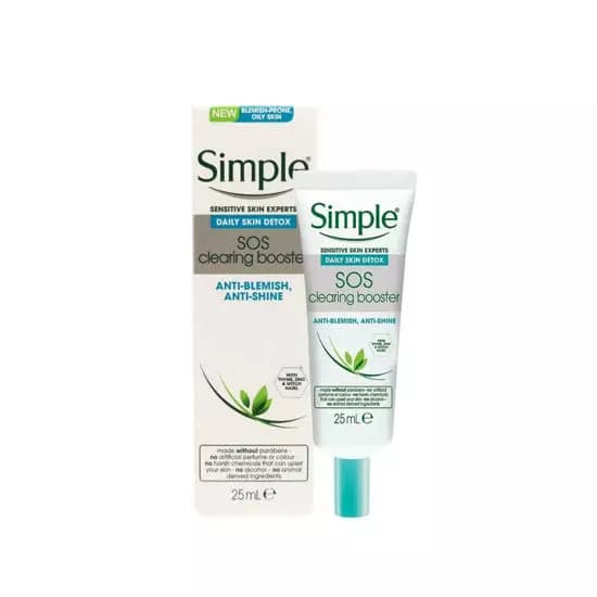 ژل ضدجوش فوری سیمپلSIMPLE مدل اس او اس SOS حجم 25 میلی لیتر — تصویر ۲