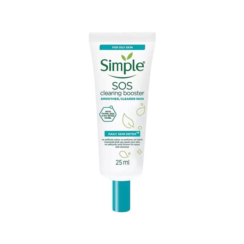 ژل ضدجوش فوری سیمپلSIMPLE مدل اس او اس SOS حجم 25 میلی لیتر