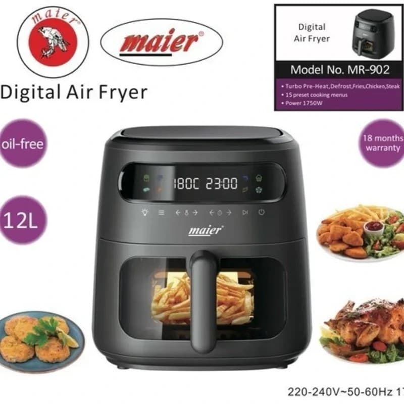سرخ کن 12 لیتری مایر MR-902 — تصویر ۳