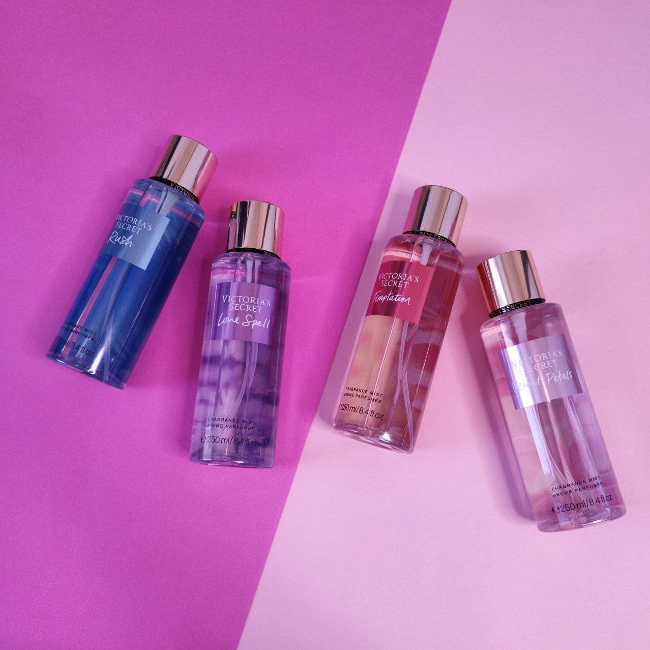 بادی اسپلش (خوشبوکننده بدن) ویکتوریا سکرت VICTORIA SECRET مدل مکعبی حجم 250 میلی لیتر