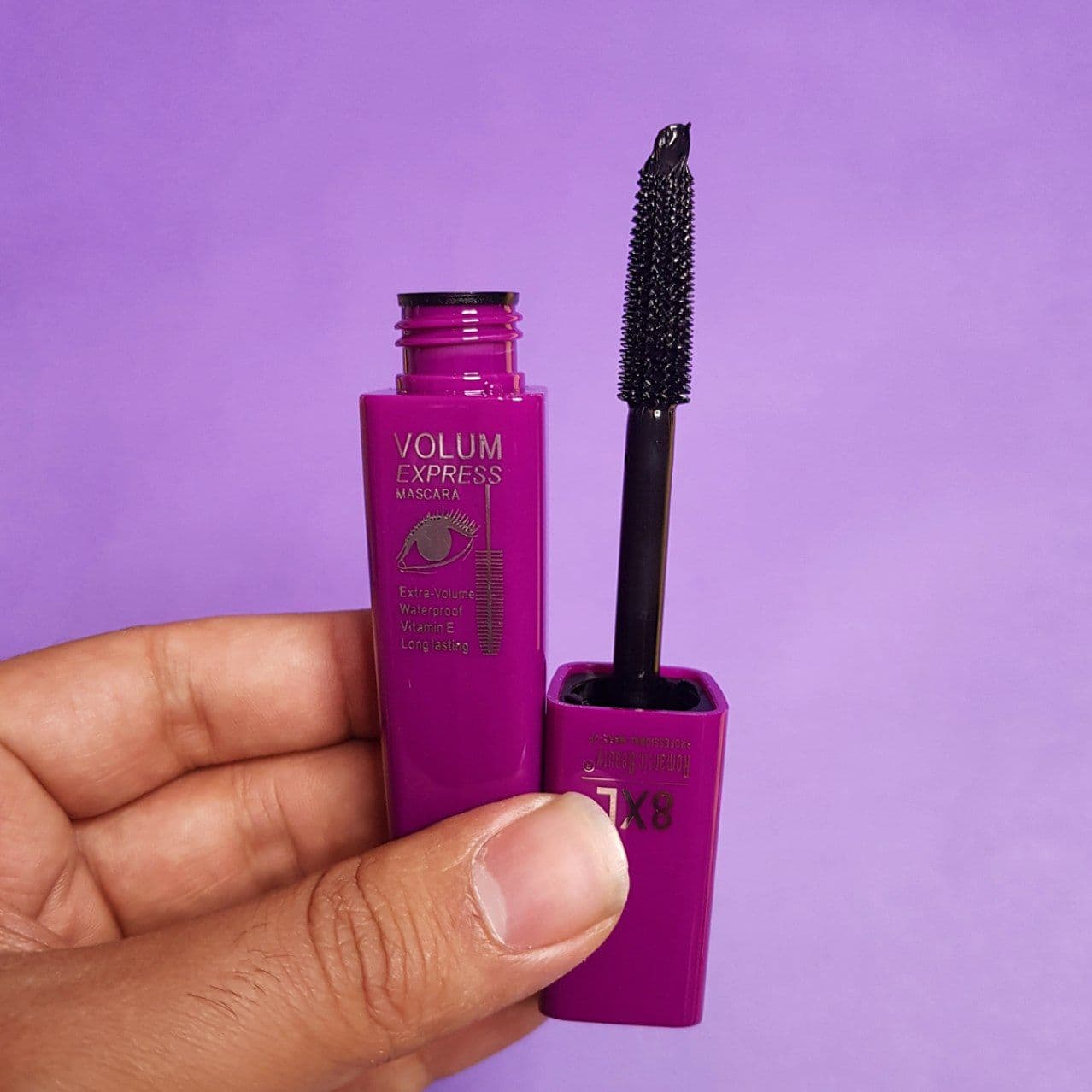ریمل چشم رومانتیک بیوتی ROMANTIC BEAUTY مدل 8XL ولوم ایکستریم ماسکارا volume extreme mascara — تصویر ۲