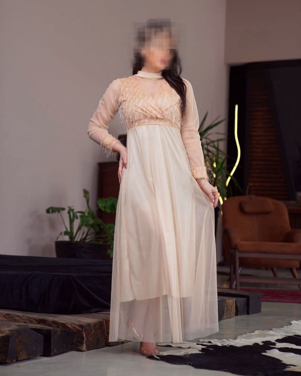 لباس مجلسی مدل محنا — تصویر ۲