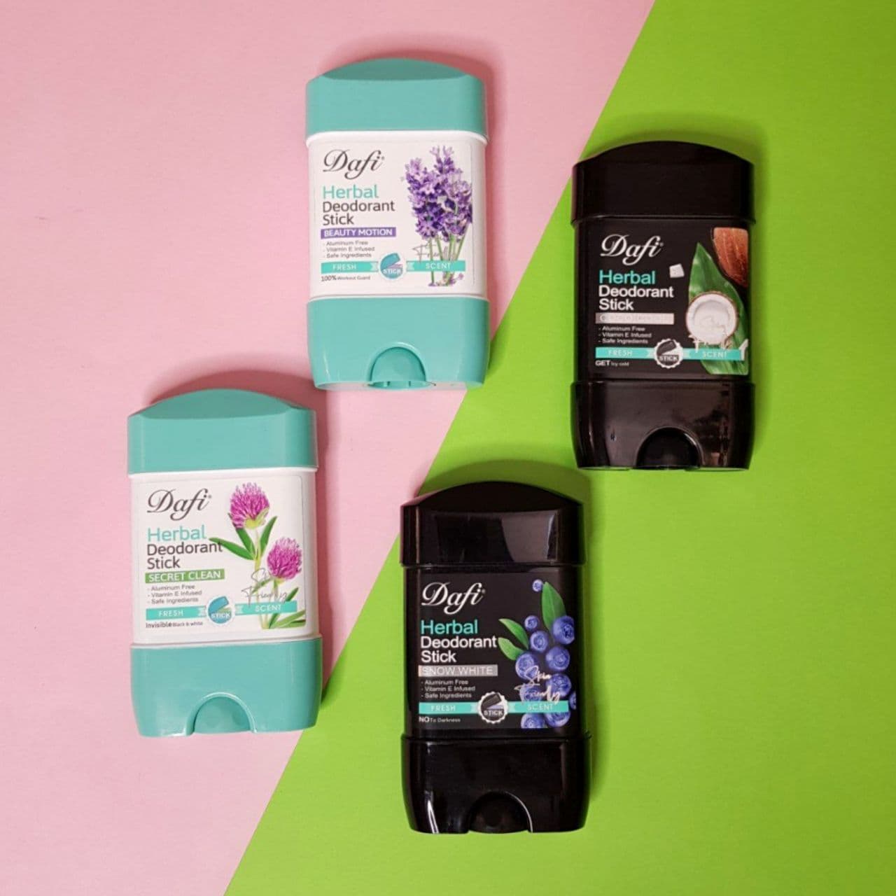 مام ژله ای دافی DAFI مدل هربال دئودرانت استیک herbal deodorant stick حجم 50 میلی لیتر
