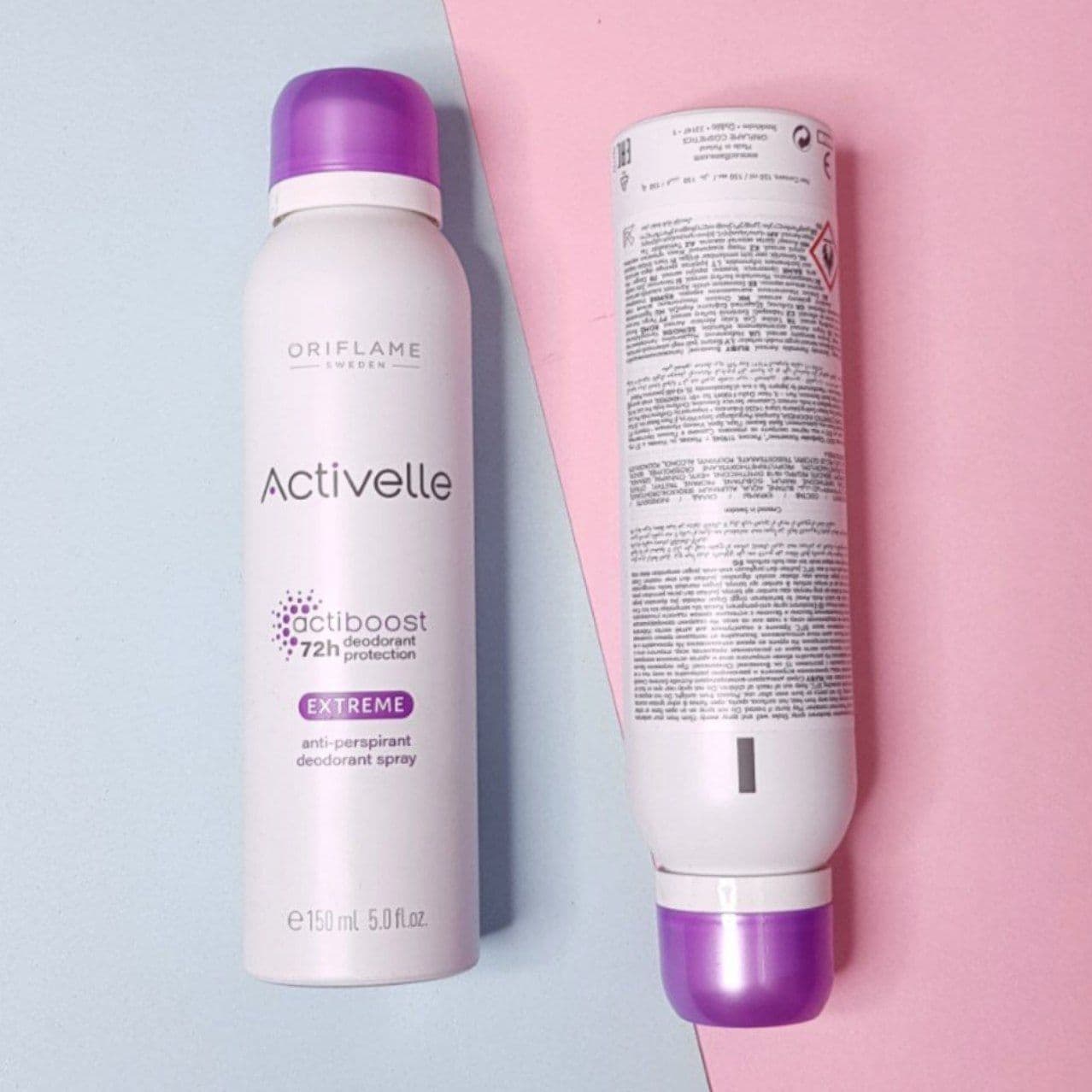 اسپری دئودرانت ضدتعریق اوریفلیم ORIFLAME سری اکتیول activelle مدل اکتی بوست actiboost حجم 150 میلی لیتر
