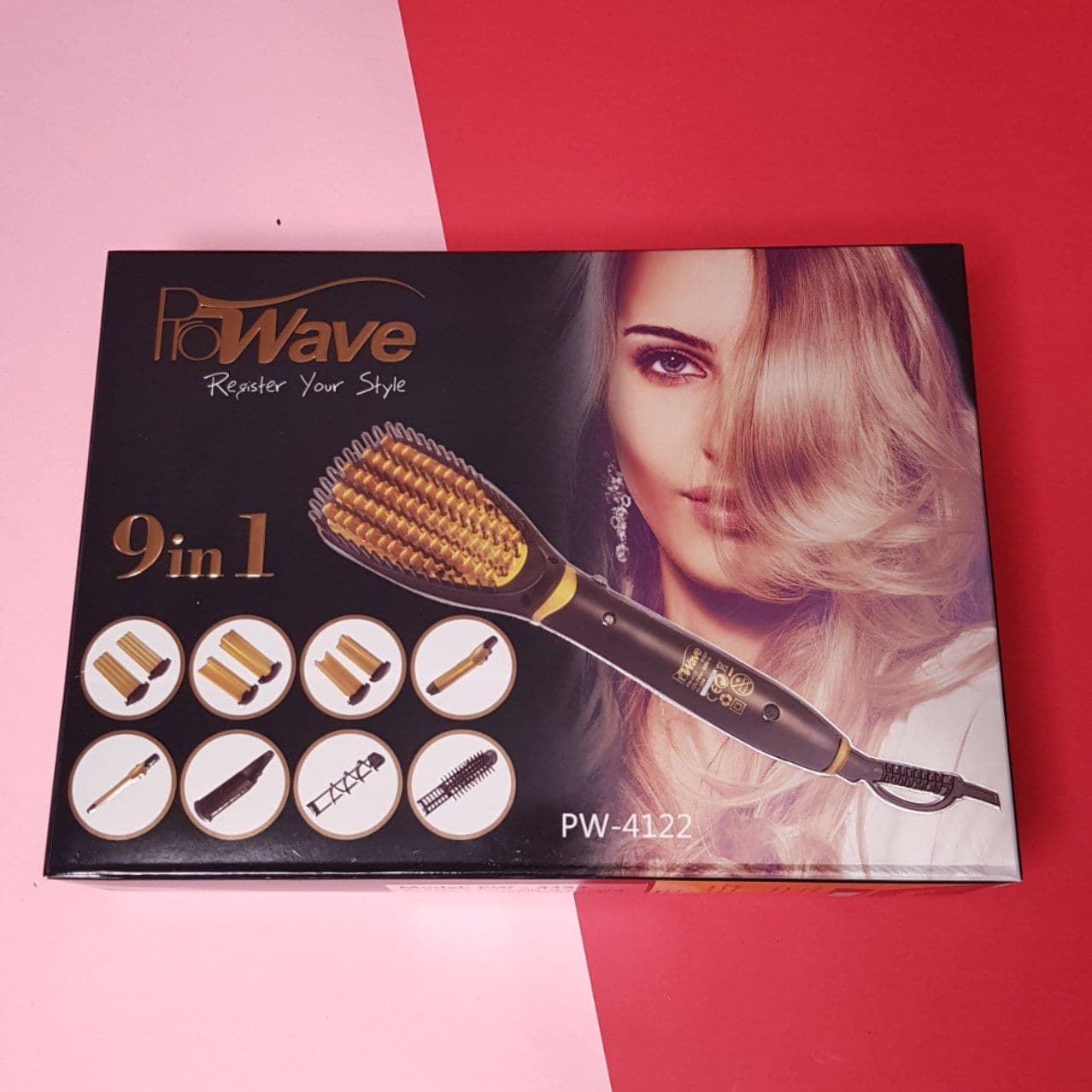 دستگاه حالت دهنده مو پروویو PROWAVE مدل ۹ کاره 9in1 رجیستر یور استایل pw-4122 — تصویر ۴