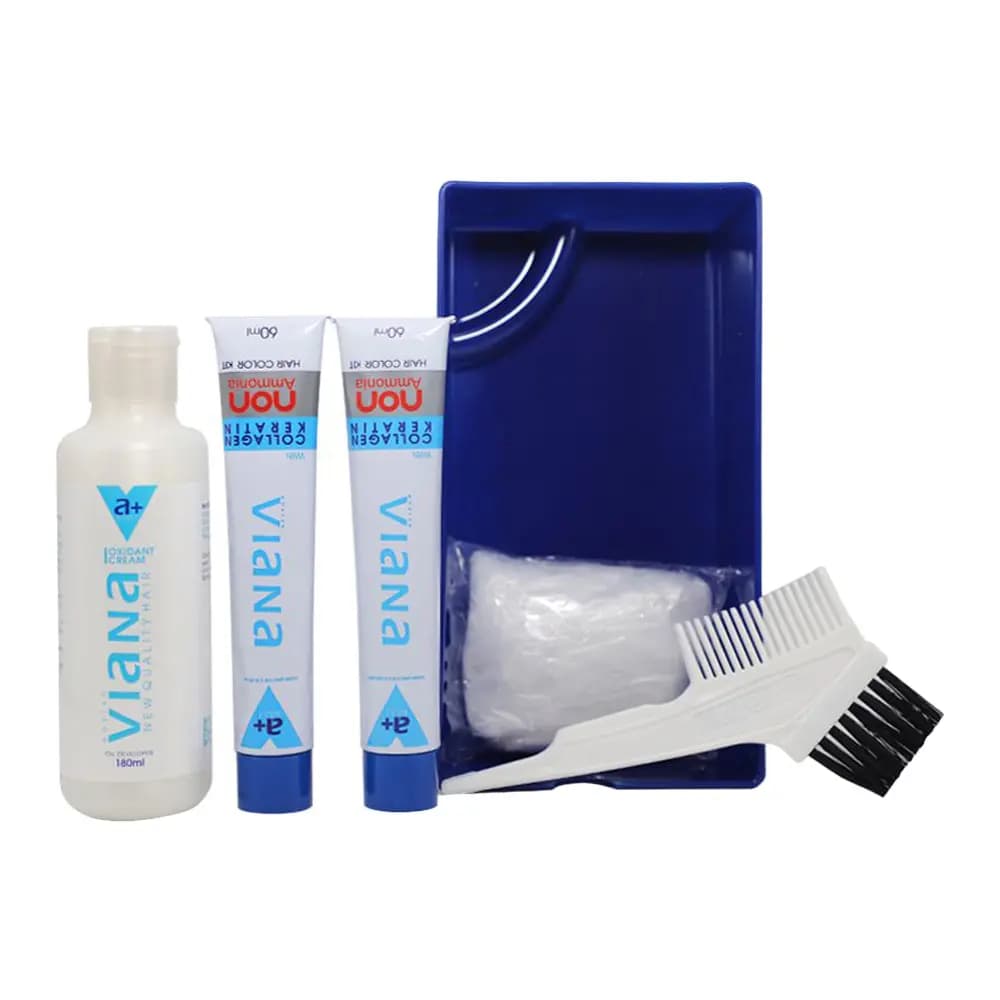کیت رنگ مو ویانا کد رنگ 7.3 قهوه‌ای طلایی حجم 120 میلی لیتر — تصویر ۲