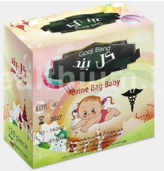 کیسه ادرار اطفال گل بند (دخترانه)