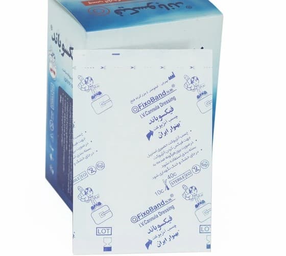 محصول چسب آنژیوکت حصیری استریل فیکسوباند (بسته 50 عددی) — تصویر ۲