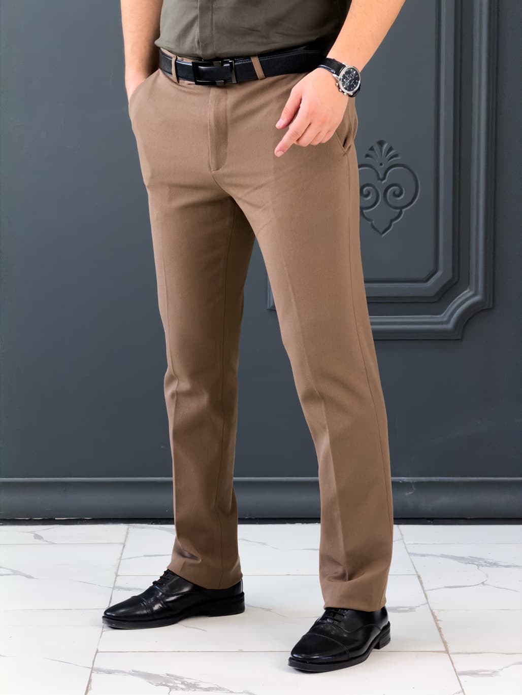 شلوار 270803 AKOMOD دارچینی