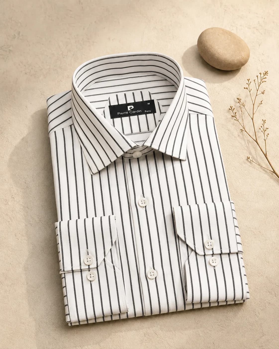 پیراهن 030122 PIERRECARDIN سفید