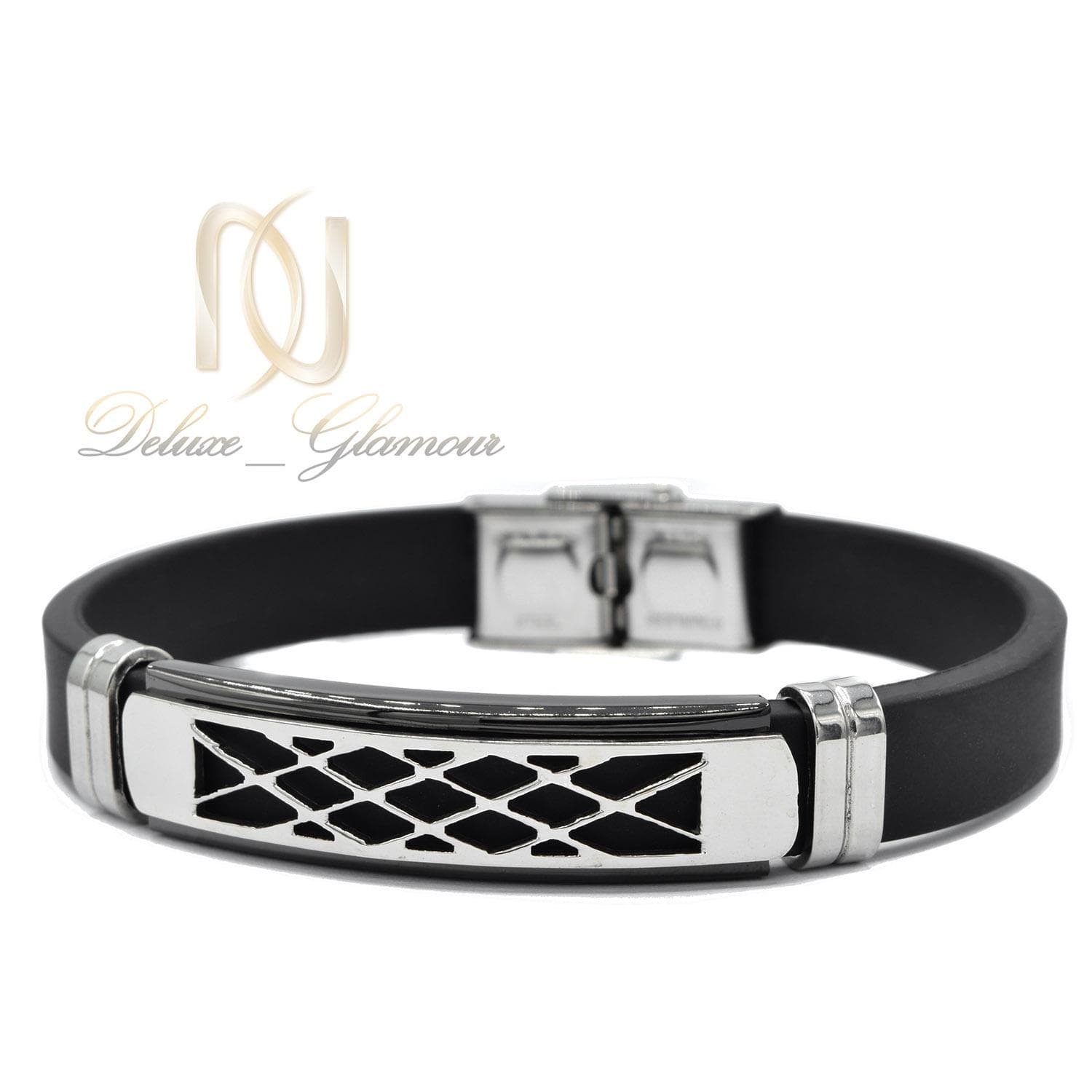 دستبند پسرانه اسپرت تک ردیفه لوکس ds-n452