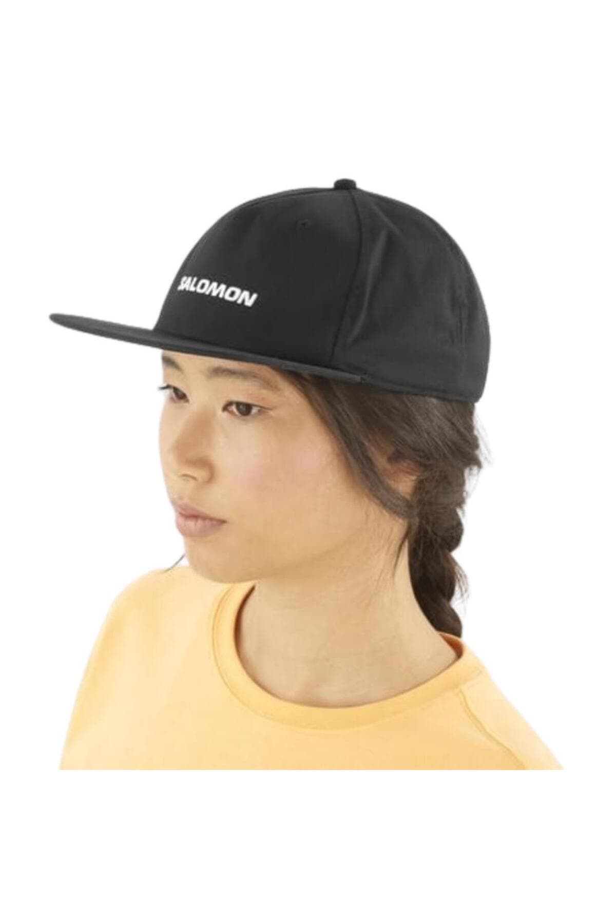 کلاه لبه دار سالومون مردانه پنبه ای مشکی | Salomon LC2528100 CN — تصویر ۳