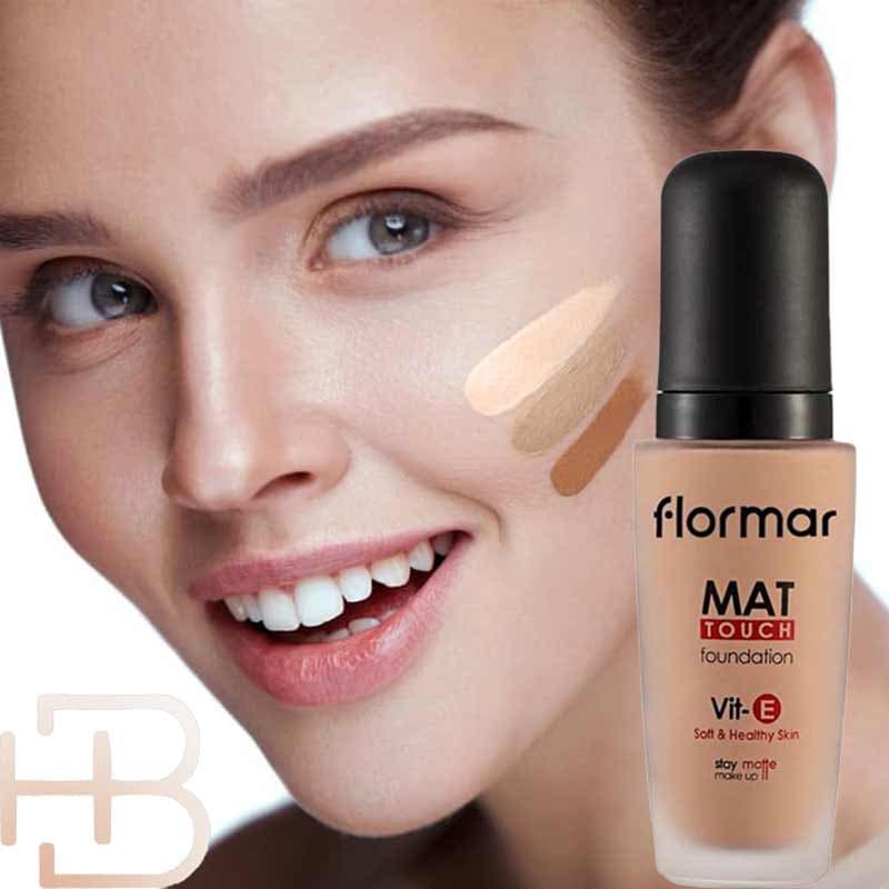 کرم پودر فلورمار مدل مات flormar liquid foundation matt series — تصویر ۲
