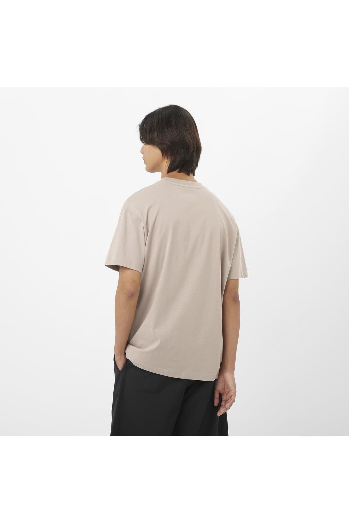 تی شرت ورزشی سالومون مردانه پلی استر رنگارنگ راسته Regular/رگولار Daily/روزانه | Salomon LC2527600 TR — تصویر ۳