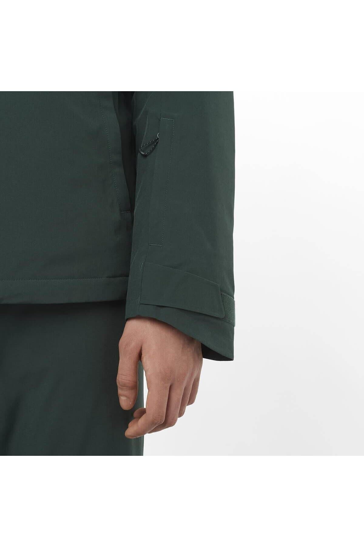 کاپشن اسکی سالومون مردانه پلی استر سبز Regular/رگولار | Salomon LC2602700 BD — تصویر ۸
