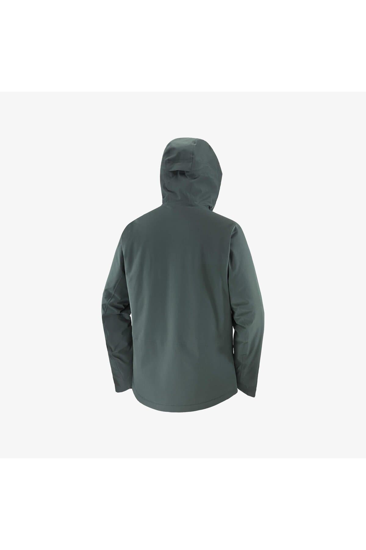 کاپشن اسکی سالومون مردانه پلی استر سبز Regular/رگولار | Salomon LC2602700 BD — تصویر ۲