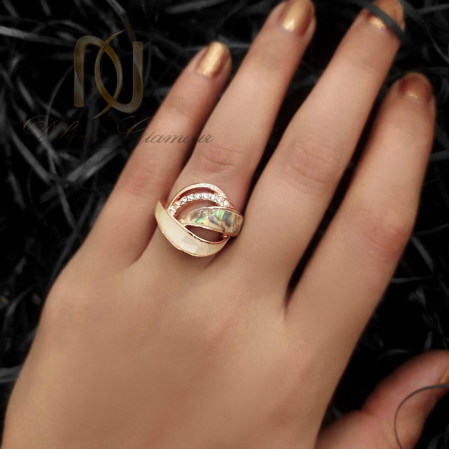 انگشتر زنانه رزگلد viennois شیک rg-n783 — تصویر ۲