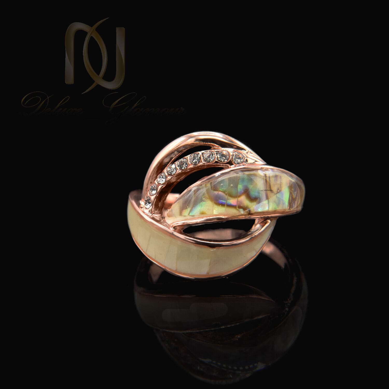 انگشتر زنانه رزگلد viennois شیک rg-n783 — تصویر ۳
