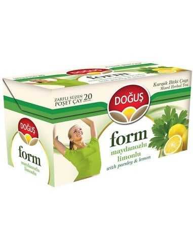 چای لاغری لیمو و جعفری فرم دوغوش Dogus Form Cayi Maydonozlu Limonlu