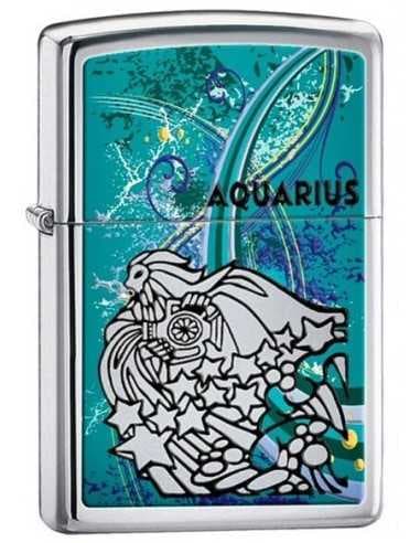 فندک زیپو زودیاک دلو Zippo 24929 (Aquarius Zodiac)