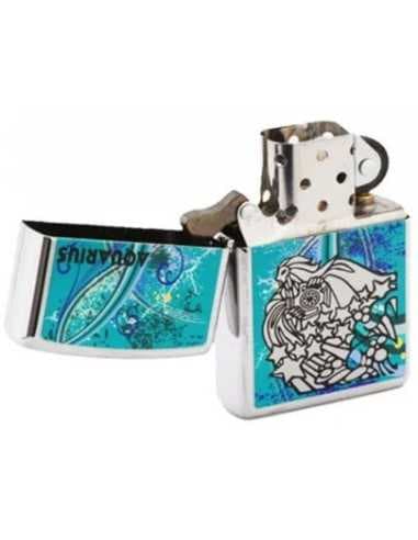 فندک زیپو زودیاک دلو Zippo 24929 (Aquarius Zodiac) — تصویر ۳