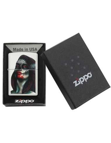 فندک زیپو Zippo 29400 (Day Of The Dead Lady Tattoo) — تصویر ۳