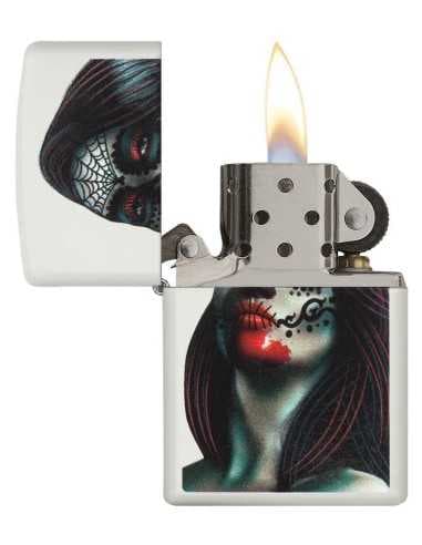 فندک زیپو Zippo 29400 (Day Of The Dead Lady Tattoo) — تصویر ۲