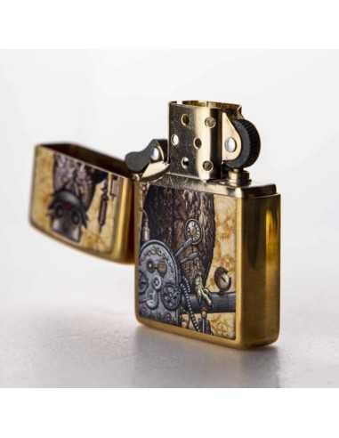 فندک زیپو طرح جغد Zippo CI404578 (TEAMPUNK OWL) — تصویر ۲