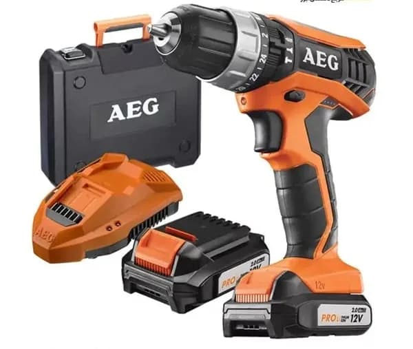 دریل شارژی چکشی AEG لیتیوم 12 ولت مدل BSB 12G3 LI-202C