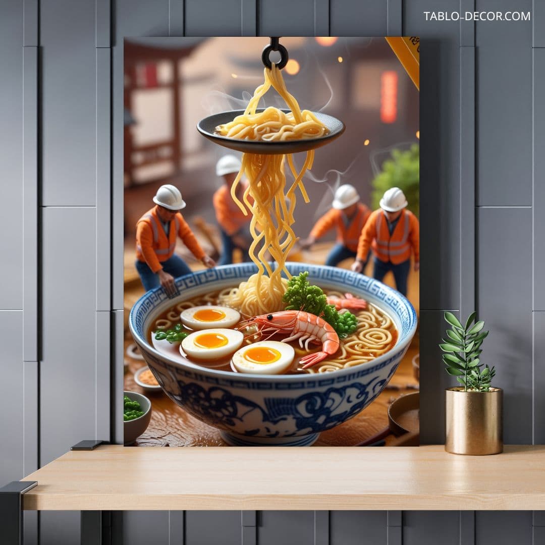 تابلو نودل خوشمزه Delicious noodles