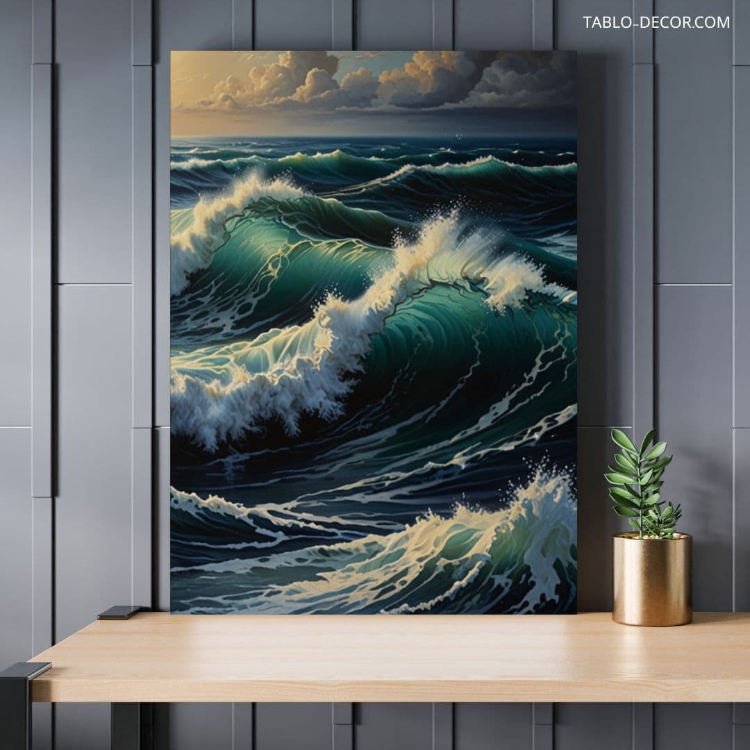 تابلو دریای خروشان Roaring sea