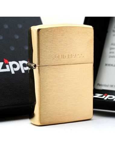 فندک زیپو طلایی Zippo 204 (BRUSH FINISH BRASS) — تصویر ۵
