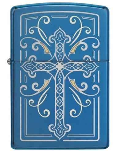 فندک زیپو طرح صلیب Zippo 29608 (ELEGANT CROSS)
