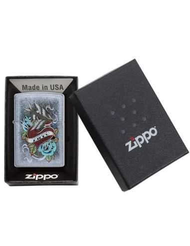 فندک زیپو طرح قلب Zippo 29874 (VINTAGE TATTOO) — تصویر ۲