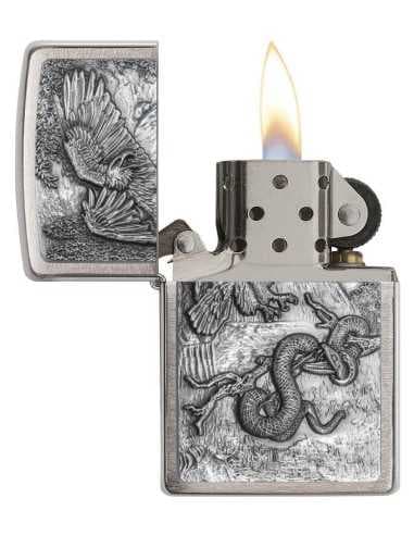 فندک زیپو عقاب و مار Zippo 29637 (EAGLE VS SNAKE) — تصویر ۳