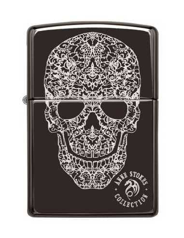 فندک زیپو طرح جمجمه Zippo 49143 (ANNE STOKES COLLECTION)