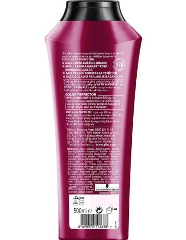 شامپو کراتینه محافظت کننده موهای رنگ شده گلیس Gliss Color Protect Renk Koruyucu Sampuan — تصویر ۲