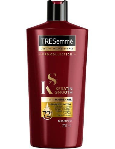 شامپو کراتینه با روغن مارولا ترزمه – ترزمی قرمز Tresemme Keratin Smooth With Marula Oil Shampoo