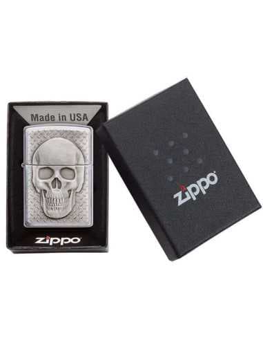 فندک زیپو جمجمه ای با مغز Zippo 29818 ( SKULL WITH BRAIN) — تصویر ۲