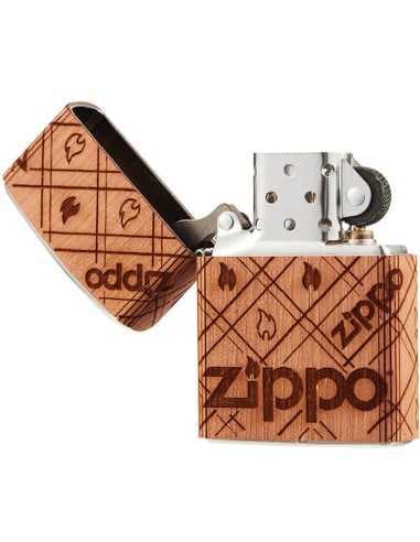 فندک زیپو روکش چوب وودچاک Zippo 49331 (Woodchuck WRAP Zippo Flame) — تصویر ۴
