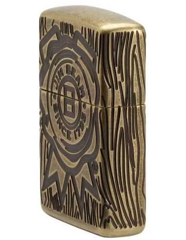فندک زیپو آرمورکیس طلایی آنتیک Zippo 49284 — تصویر ۲