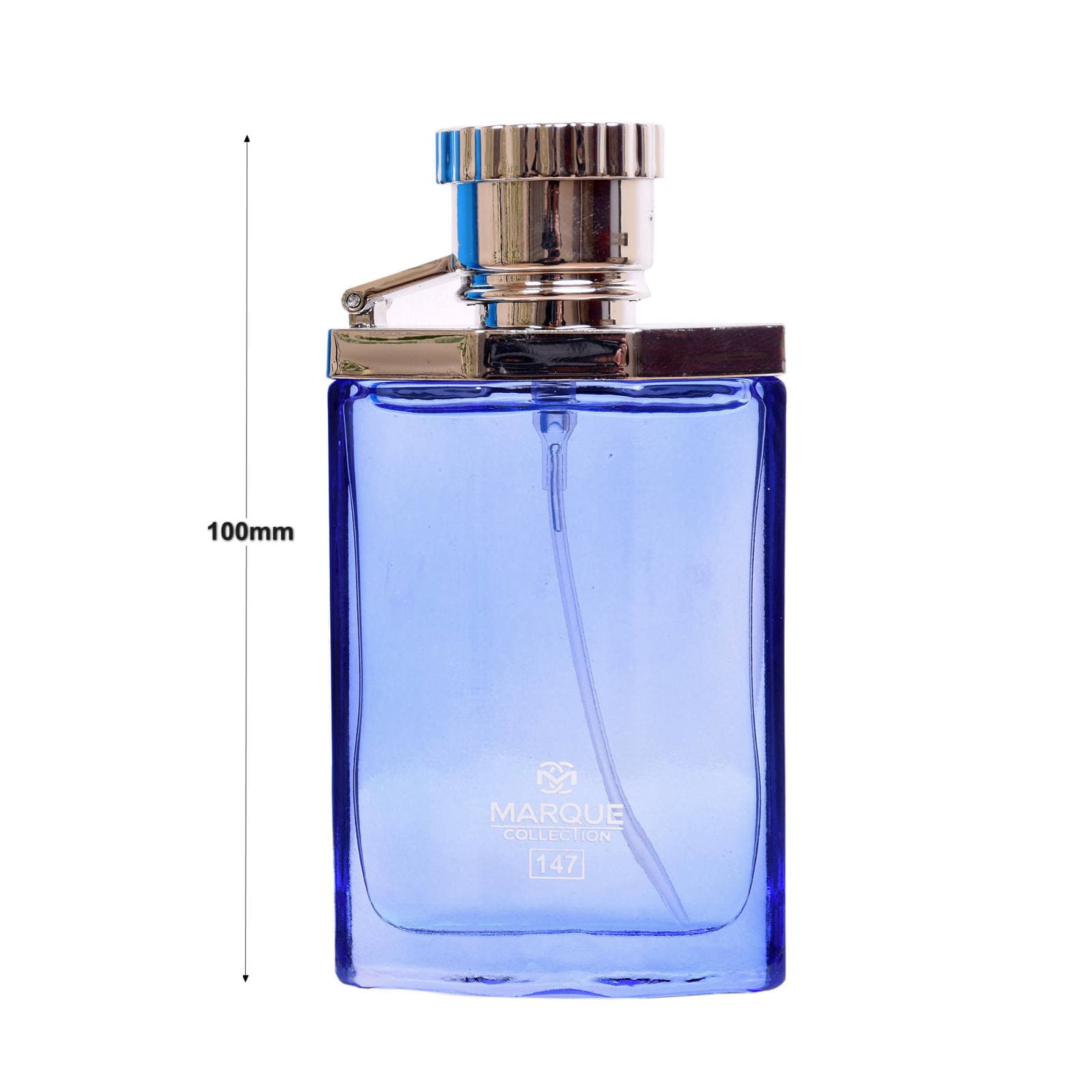 عطر جیبی مردانه مارکویی کالکشن مدل دانهیل دیزایر آبی کد 147 حجم 30 میلی لیتر