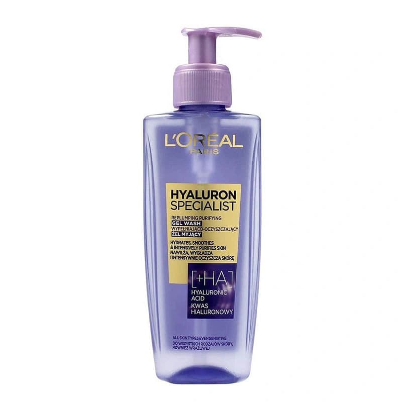 ژل شستشوی صورت هیالورونیک اسید لورال Loreal — تصویر ۲