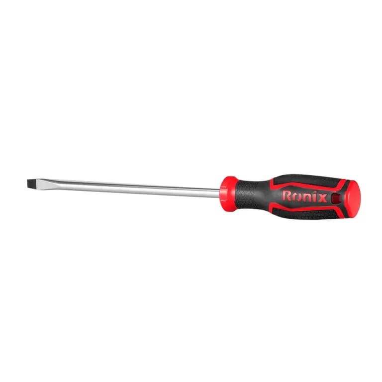 پیچ گوشتی تکی دسته TPR دو رنگ 200×8 دوسو RH-2790 رونیکس