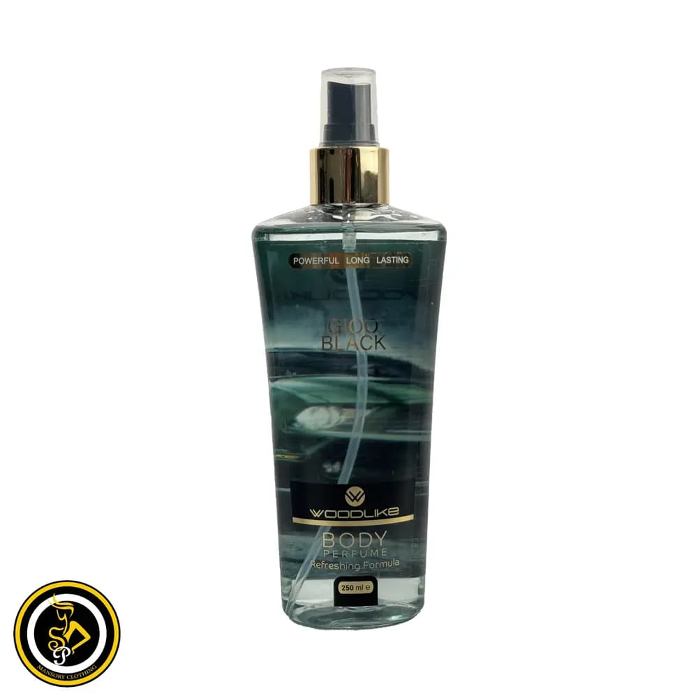 بادی اسپلش مردانه جیو بلک (Gioo Black) وودلایک